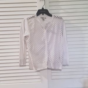 Women's S White Cardigan